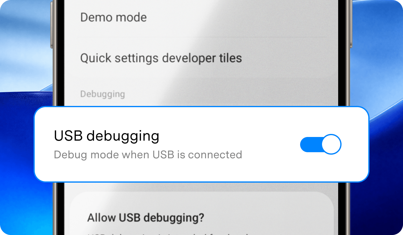 USB debugging connection troubleshooting
