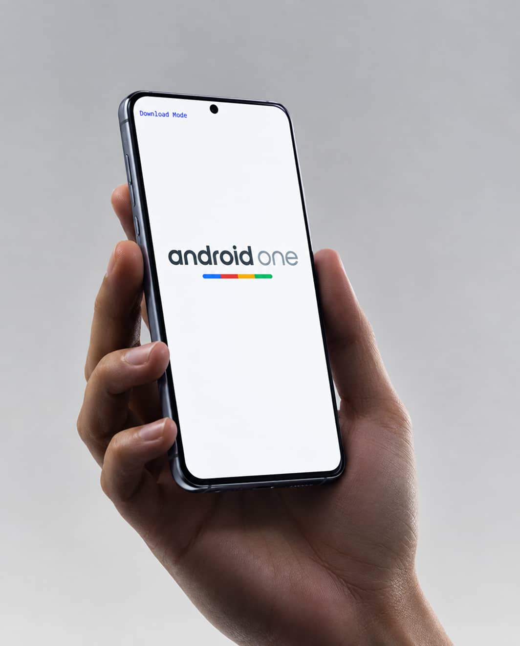 Android One phone showing the Download Mode screen