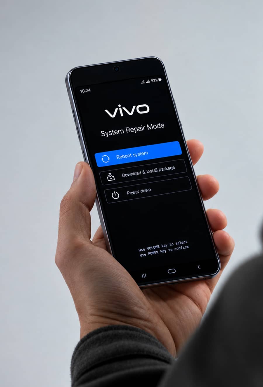 Vivo phone showing System Repair Mode