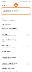Turn on Developer options on iQOO phone