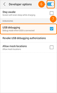 Turn on USB debugging on Lenovo device