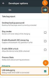 Turn on USB debugging on Motorola phone