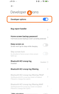 Turn on Developer options on Xiaomi HyperOS