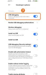 Turn on USB debugging on Xiaomi HyperOS