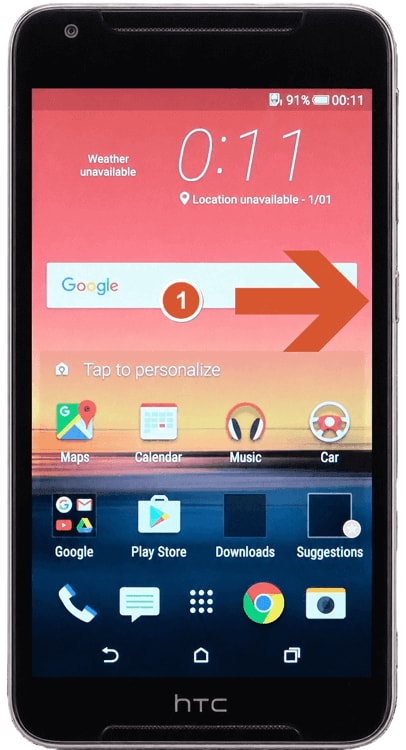 Power off your TCL phone