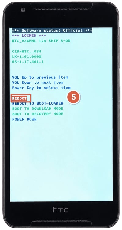 Wait for the Android Recovery