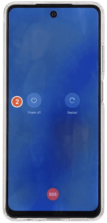 Power off your itel phone