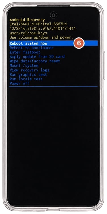 Wait for the Android Recovery