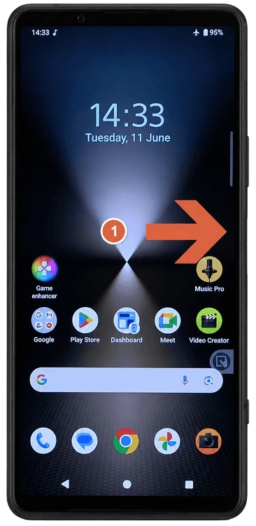 Power off your Sony Xperia phone