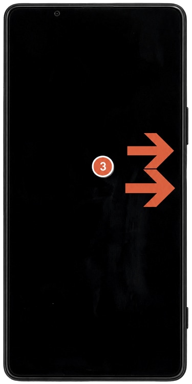 hold Power + Volume button 