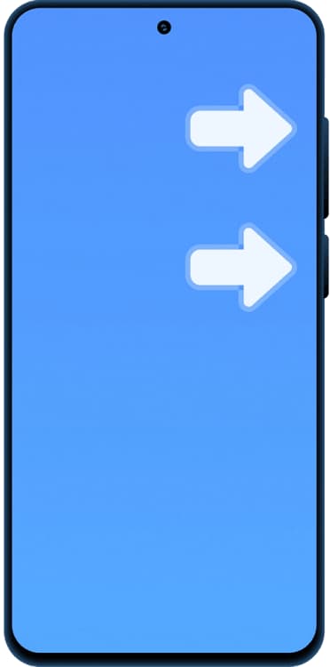 Press and hold Power and Volume Up