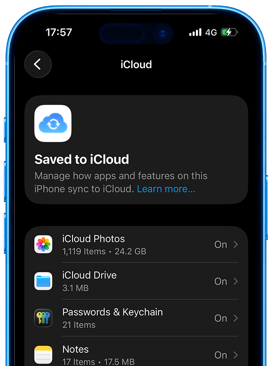 iCloud Sync