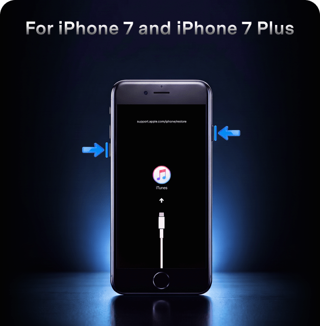 enter iphone recovery mode for iPhone 7 and iPhone 7 Plus