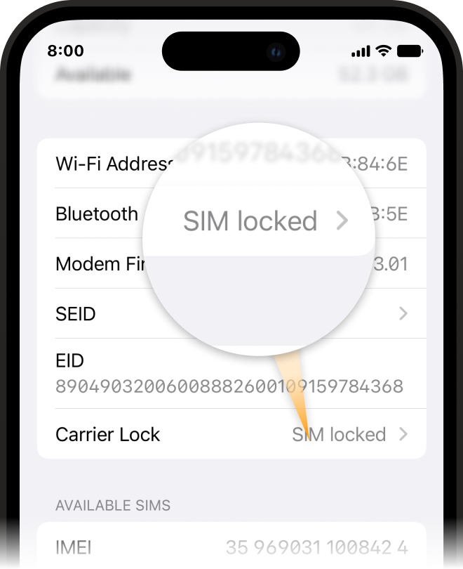 sim card locked iphone