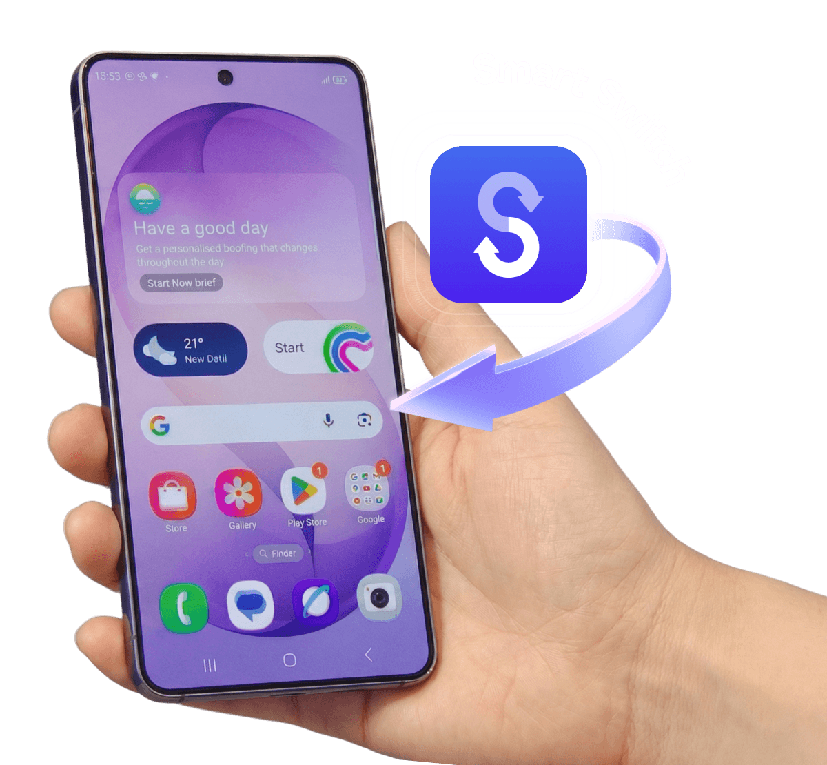 Transfer to Samsung S26 via Smart Switch