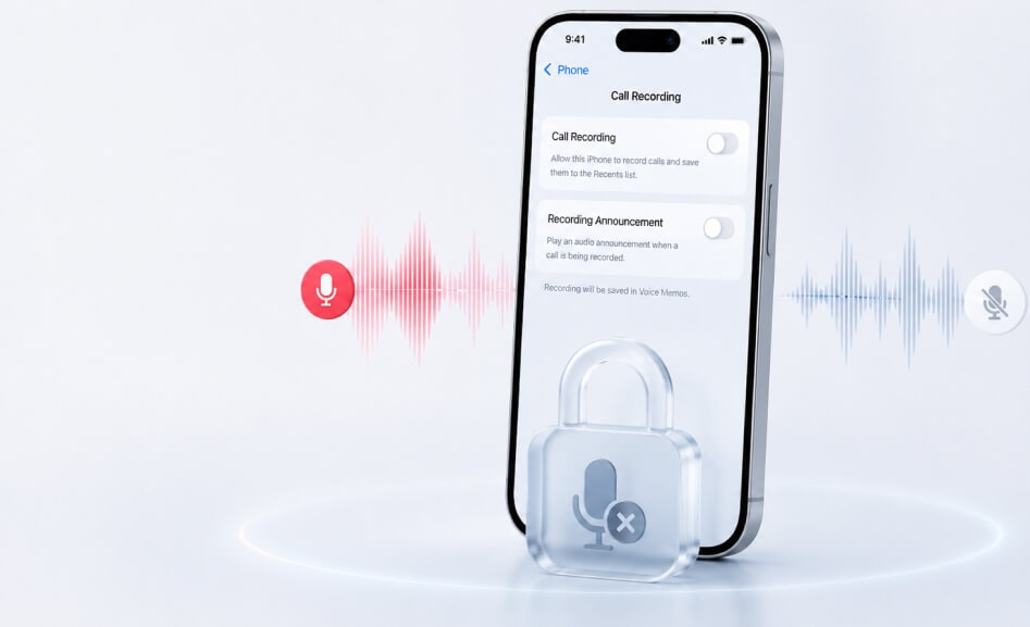 turn off iPhone call recording