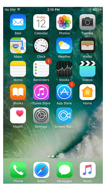 grabadora de pantalla iOS