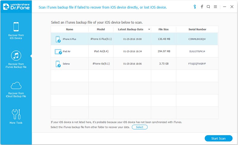 Estrarre le Note da un Backup iPhone