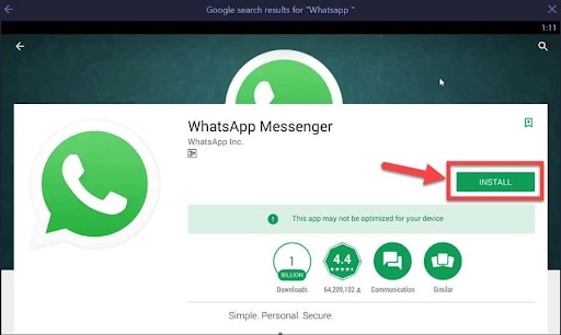 instalar WhatsApp