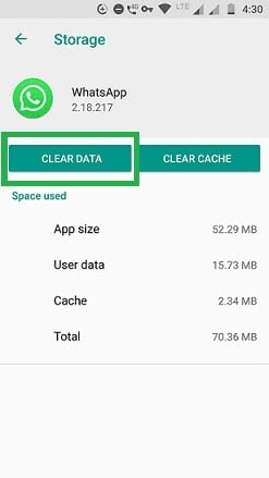 restore whatsapp messages without uninstalling