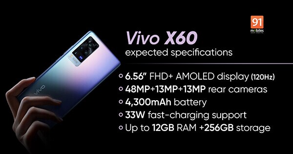 specifications of x60