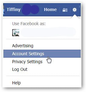account settings to recover facebook messages