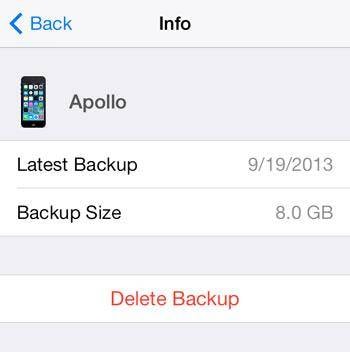 Herstellen iPhone via iCloud Back-up