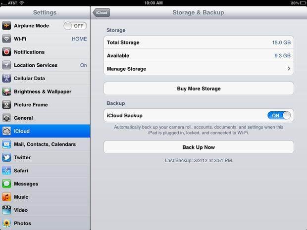 How to manage iCloud backups