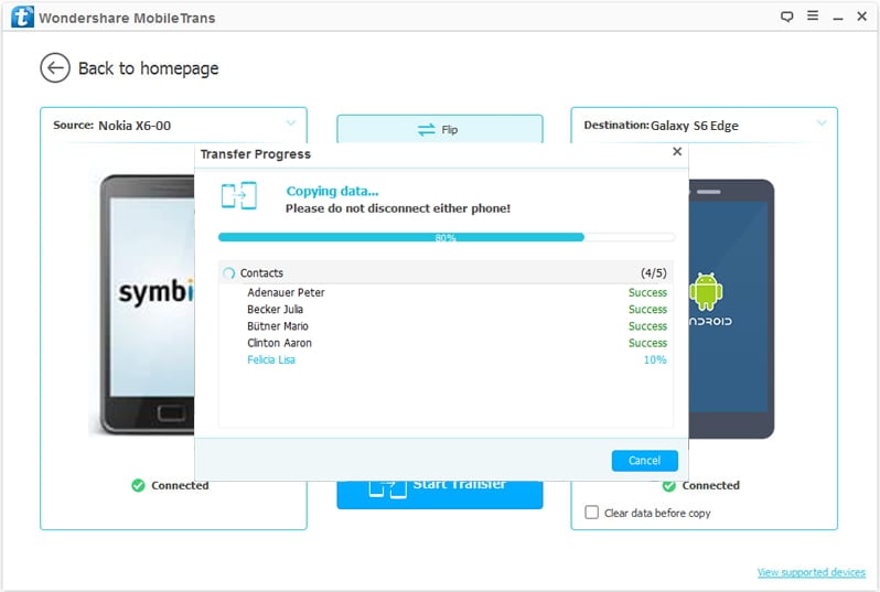 transfer from Symbian to Android