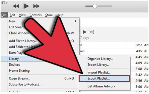 Export Playlists from iTunes to Text-Export Playlist