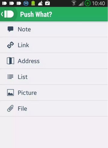 android file transfer apps-Pushbullet
