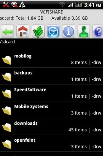 android file transfer apps-WiFiShare