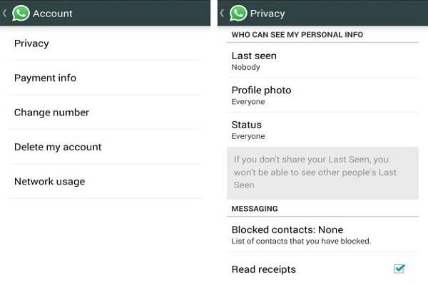 Contacts seen my whatsapp last How To