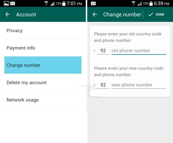 whatsapp tricks and tips-Changing WhatsApp Phone Number