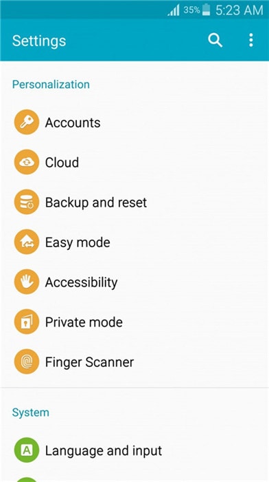 backup android contacts