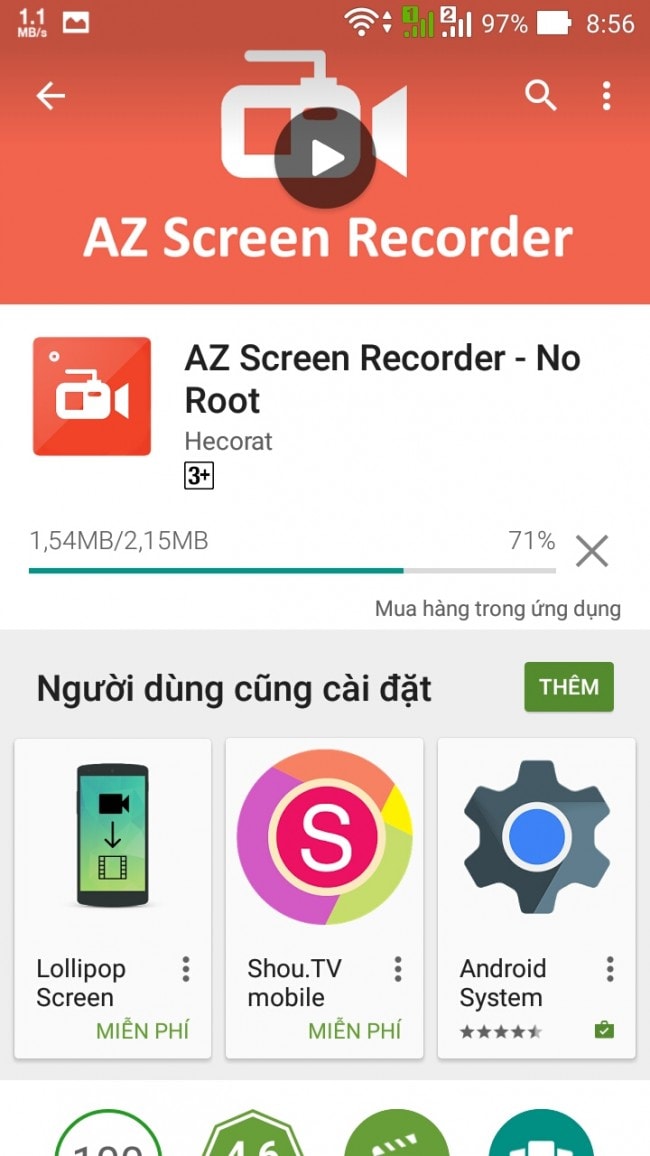 Android screen recorders