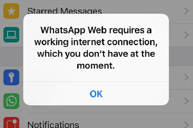 whatsapp not working today on iphone