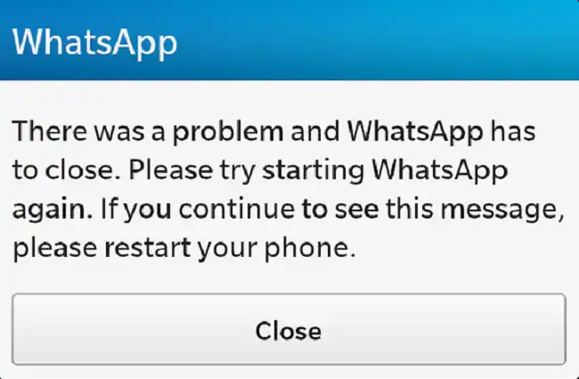 whatsapp not working