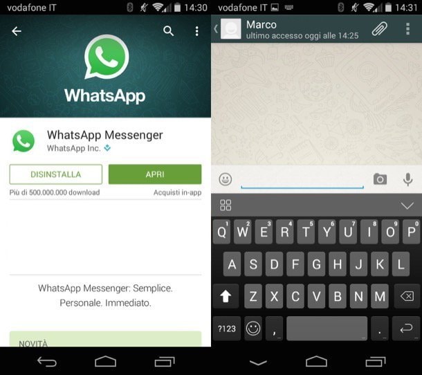 Downloading android whatsapp application