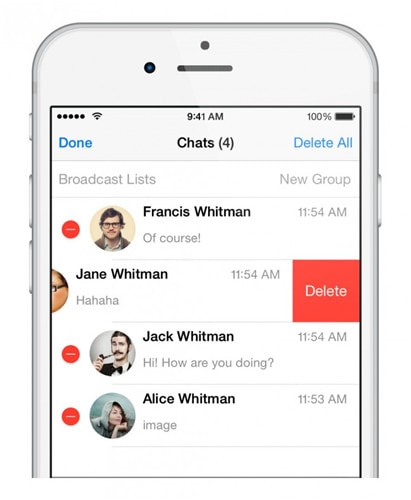 Seleccionar un contacto de whatsapp para enviar un mensaje