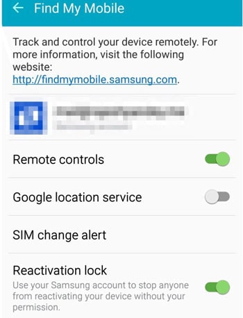 how to disable Samsung reactivation lock