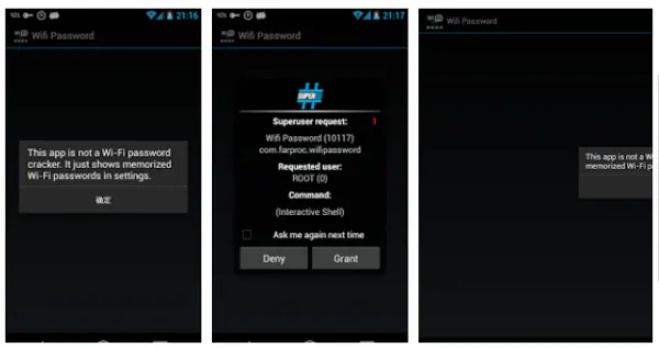 hack wifi password android-WiFi Password (ROOT)