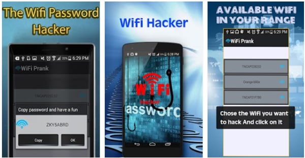 hack wifi password android
