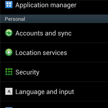 disable lock screen android