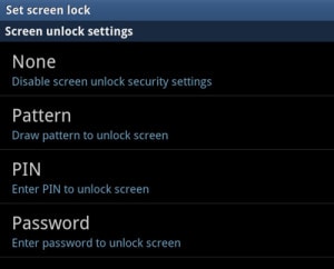 custom lock screen android
