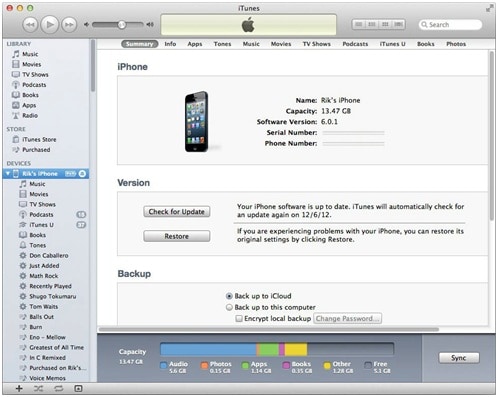 الأيفون معطل ويجب توصيله إلى iTunes - مزامنةالأيفون