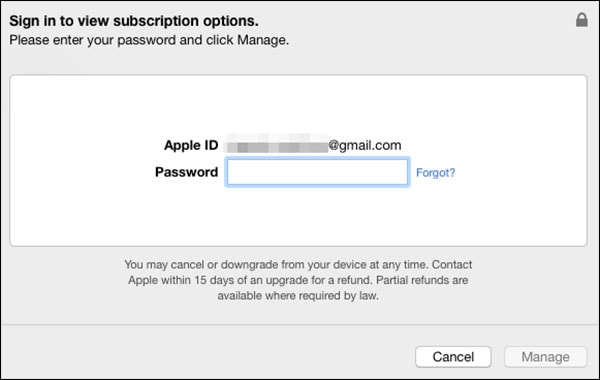 enter apple id