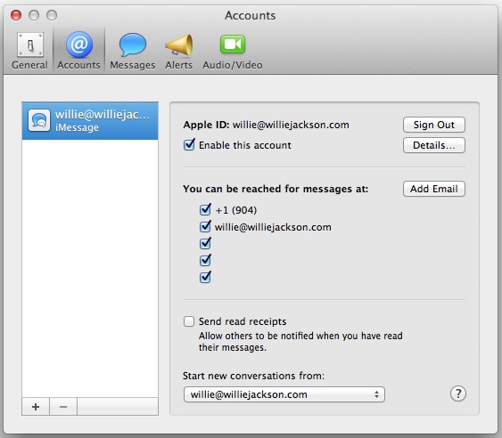 sincronizar imessages en varios dispositivos: configura tu dispositivo Mac OSX