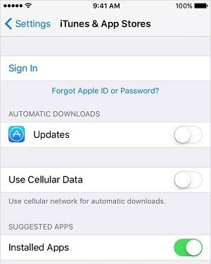 change iTunes account on iPhone or iPad completed