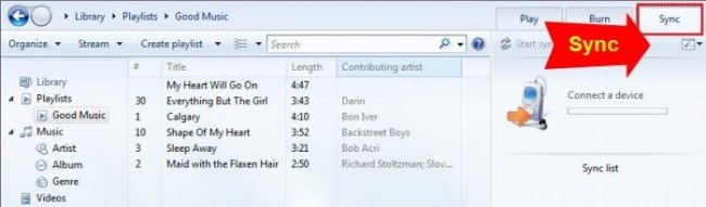 Transfer iPod Music to Another MP3 Player with iTunes-Sync the music